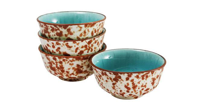 Zinnia Katori Bowls - Set of 4 (Green, Set Of 4 Set) by Urban Ladder - Cross View Design 1 - 516926