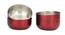 Ela Snack/Soup Bowls/ Curry Bowls - Set of 4 (Red, Set Of 4 Set) by Urban Ladder - Cross View Design 1 - 516927