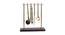 Alona Bar Tool Set - Set of Four (Gold) by Urban Ladder - Front View Design 1 - 516930