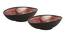 Lorrina  Oval Bowls - Set of 2 (Black, Set Of 2 Set) by Urban Ladder - Front View Design 1 - 516942