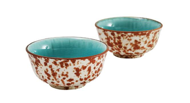 Zinnia Katori Bowls - Set of 4 (Green, Set Of 4 Set) by Urban Ladder - Front View Design 1 - 516945