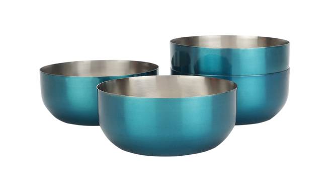Linnea Snack/Soup Bowls/ Curry Bowls - Set of 4 (Blue, Set Of 4 Set) by Urban Ladder - Cross View Design 1 - 517024