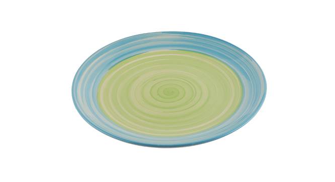 Claramae Dinner/ Full Plates Set - Set of 4 (Green, Set Of 4 Set) by Urban Ladder - Front View Design 1 - 517132