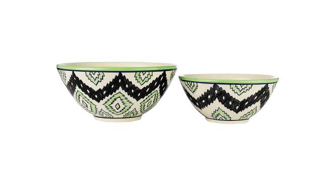 Alvyn Serving Bowls - Set of 2 (Set Of 2 Set, Multicolor) by Urban Ladder - Front View Design 1 - 517229