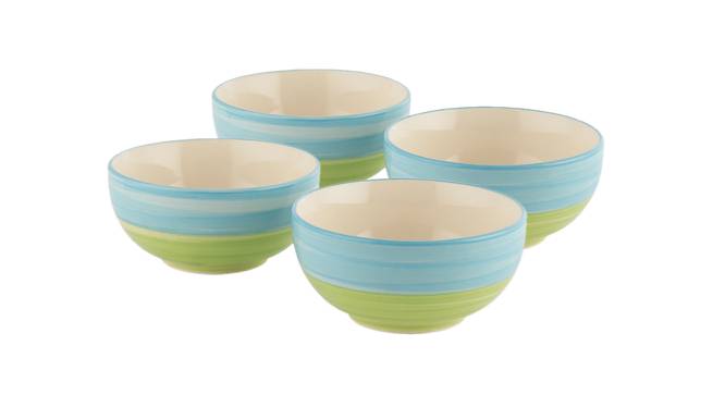 Kalea Veg Bowls/ Katori - Set of 4 (Green, Set Of 4 Set) by Urban Ladder - Front View Design 1 - 517232