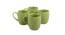 Rufus Ceramic Tea/ Coffee Mugs Set - Set of 4 (Green, Set Of 4 Set) by Urban Ladder - Cross View Design 1 - 517297