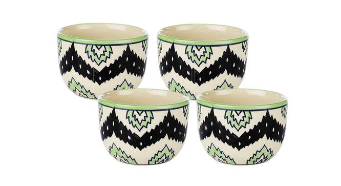 Elana Curry Bowls - Set of 4 (Green, Set Of 4 Set) by Urban Ladder - Front View Design 1 - 517333