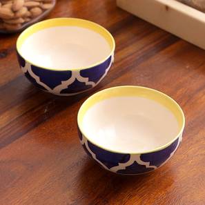 Serveware Design Hollye Mixing and Serving Bowls - Set of 2 (Black, Set Of 2 Set)