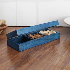 Kitchen Organizers Design Iolana Multipurpose Box/ Spice Box/ Dry Fruit Storage (Blue)