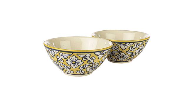 Shaylah Serving Bowls - Set of 2 (Yellow, Set Of 2 Set) by Urban Ladder - Cross View Design 1 - 517499