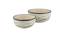 Aubri Serving Bowls Set - Set of 2 (White, Set Of 2 Set) by Urban Ladder - Cross View Design 1 - 517599