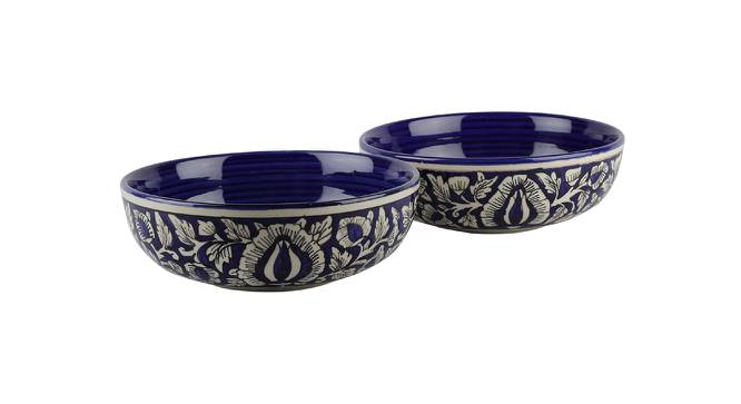 Ellamae Serving Bowls - Set of 2 (Blue, Set Of 2 Set) by Urban Ladder - Cross View Design 1 - 517800