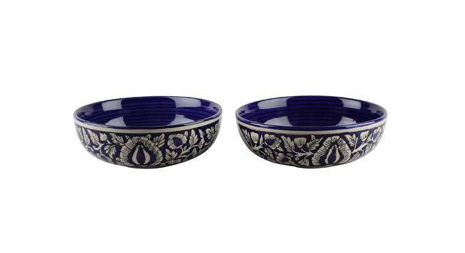 Ellamae Serving Bowls - Set of 2 (Blue, Set Of 2 Set) by Urban Ladder - Front View Design 1 - 517817