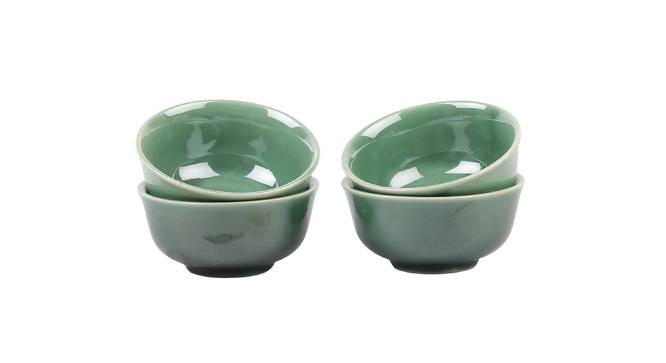 Elvena Katori/ Veg Bowls Set - Set of 4 (Green, Set Of 4 Set) by Urban Ladder - Front View Design 1 - 517819