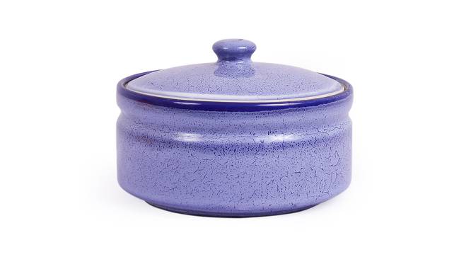 Lil Serving Bowl With Lid (Blue, Set of 1 Set) by Urban Ladder - Cross View Design 1 - 517900