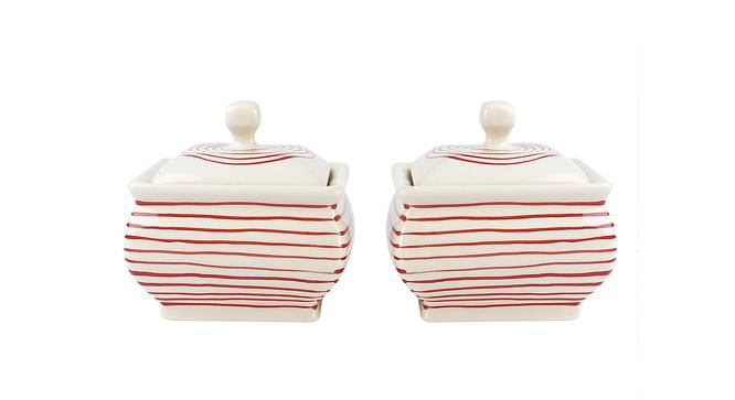 Alvinia  Bowls with Lids - Set - Set of 2 (Red, Set Of 2 Set) by Urban Ladder - Cross View Design 1 - 517999