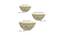 Win Serving Bowls - Set of 3 (Yellow, Set of 3 Set) by Urban Ladder - Design 1 Dimension - 518063