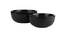 Iantha Serving Bowls - Set of 2 (Black, Set Of 2 Set) by Urban Ladder - Front View Design 1 - 518521
