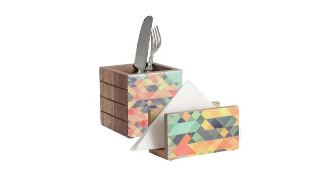 Keziah  Napkin and Spoon Holder - Set of 2 (Multicolor) by Urban Ladder - Cross View Design 1 - 518864