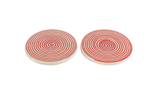 Acacia Trivets - Set of 2 (Red, Set Of 2 Set) by Urban Ladder - Front View Design 1 - 518986
