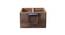 Cypress Mango Wood Kitchen Caddy/ Cutlery Holder/ Condiment/ Napkin Holder (Brown) by Urban Ladder - Design 2 Side View - 519007