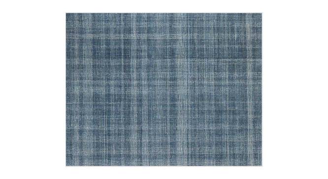Ansley Turquoise Blue Solid Hand-Tufted Wool 7.5x5 Feet Carpet (Rectangle Carpet Shape, Turquoise Blue) by Urban Ladder - Cross View Design 1 - 519975