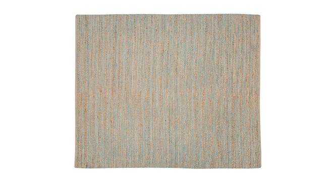 Zoie Blue Solid Woven Jute 8x5 Feet Carpet (Blue, Rectangle Carpet Shape) by Urban Ladder - Cross View Design 1 - 519977