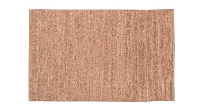 Ayleen Orange Solid Woven Jute 5x3 Feet Carpet (Orange, Rectangle Carpet Shape) by Urban Ladder - Cross View Design 1 - 519978