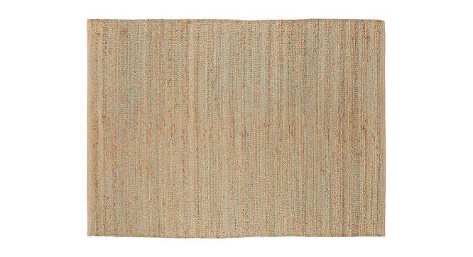 Nyomi Aqua Solid Woven Jute 5x3 Feet Carpet (Aqua, Rectangle Carpet Shape) by Urban Ladder - Cross View Design 1 - 519979