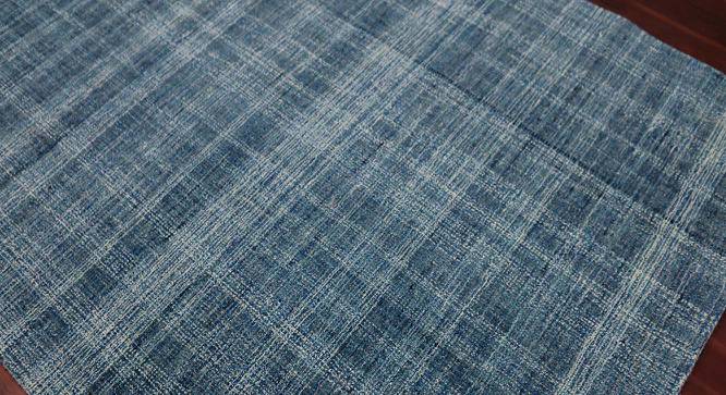Ansley Turquoise Blue Solid Hand-Tufted Wool 7.5x5 Feet Carpet (Rectangle Carpet Shape, Turquoise Blue) by Urban Ladder - Front View Design 1 - 519993