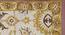 Violette Gold Floral Hand-Tufted Wool 6x4 Feet Carpet (Rectangle Carpet Shape, Golden) by Urban Ladder - Front View Design 1 - 520000