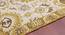 Violette Gold Floral Hand-Tufted Wool 6x4 Feet Carpet (Rectangle Carpet Shape, Golden) by Urban Ladder - Design 1 Close View - 520031