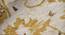 Violette Gold Floral Hand-Tufted Wool 6x4 Feet Carpet (Rectangle Carpet Shape, Golden) by Urban Ladder - Design 1 Close View - 520045