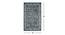 Raquel Gray Solid Hand-Tufted Wool 8x5 Feet Carpet (Grey, Rectangle Carpet Shape) by Urban Ladder - Design 1 Dimension - 520053