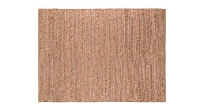 Jaycee Pink Solid Woven Wool 5x3 Feet Carpet (Pink, Rectangle Carpet Shape) by Urban Ladder - Cross View Design 1 - 520076