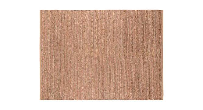 Murphy Pink Solid Woven Jute 8x5 Feet Carpet (Pink, Rectangle Carpet Shape) by Urban Ladder - Cross View Design 1 - 520077