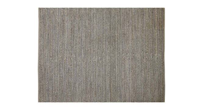 Marceline Dark Gray Solid Woven Jute 8x5 Feet Carpet (Rectangle Carpet Shape, Dark Grey) by Urban Ladder - Cross View Design 1 - 520078