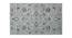 Emani Gray Floral Hand-Tufted Wool 10x8 Feet Carpet (Grey, Rectangle Carpet Shape) by Urban Ladder - Cross View Design 1 - 520080