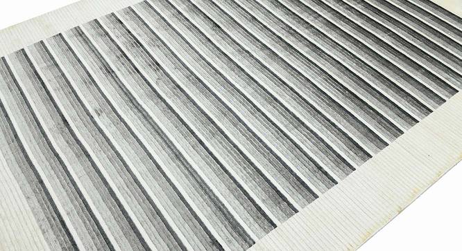 Elijah Sand Solid Woven Wool 9x6 Feet Carpet (Rectangle Carpet Shape, Sand) by Urban Ladder - Cross View Design 1 - 520086