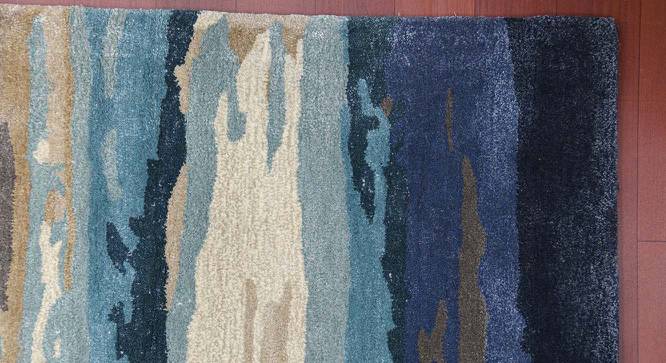 Amayah Emerald Solid Hand-Tufted Viscose 6x4 Feet Carpet (Rectangle Carpet Shape, Emerald) by Urban Ladder - Front View Design 1 - 520090