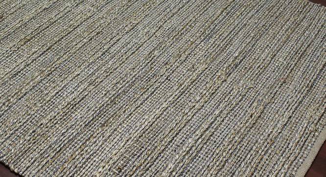 Marceline Dark Gray Solid Woven Jute 8x5 Feet Carpet (Rectangle Carpet Shape, Dark Grey) by Urban Ladder - Front View Design 1 - 520096