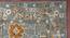 Yamileth Orange Floral Hand-Tufted Wool 6x4 Feet Carpet (Orange, Rectangle Carpet Shape) by Urban Ladder - Front View Design 1 - 520098