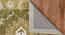 Harleigh Olive Green  Floral Hand-Tufted Wool 10x8 Feet Carpet (Rectangle Carpet Shape, Olive Green) by Urban Ladder - Design 1 Side View - 520117