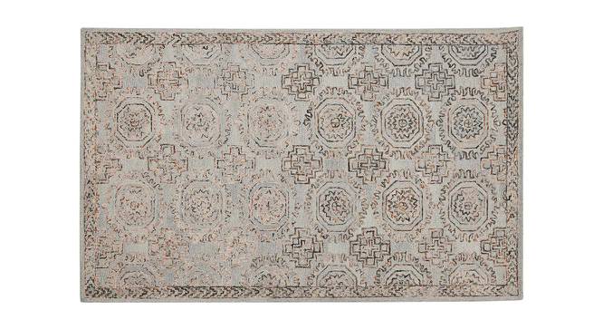 Layne Copper Solid Hand-Tufted Wool 8x5 Feet Carpet (Copper, Rectangle Carpet Shape) by Urban Ladder - Cross View Design 1 - 520175