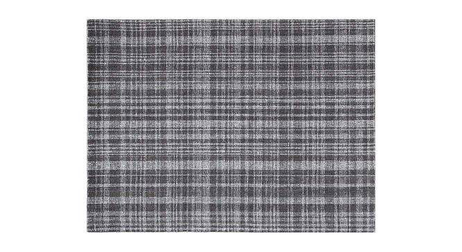 Stormi Charcoal Solid Hand-Tufted Wool 9.5x7.5 Feet Carpet (Rectangle Carpet Shape, Charcoal) by Urban Ladder - Cross View Design 1 - 520183