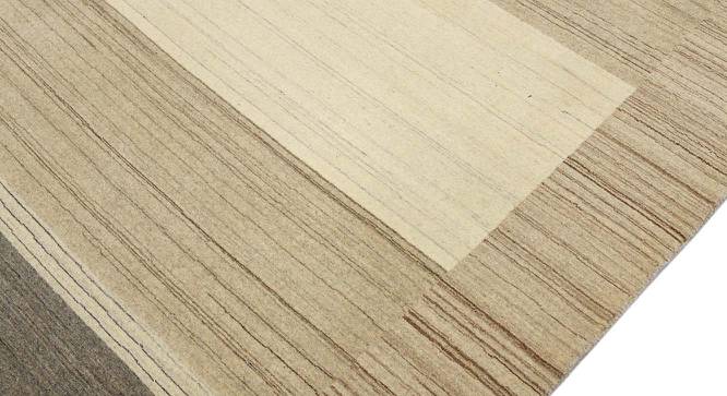 Oliver Gray Solid Woven Wool 9x6 Feet Carpet (Grey, Rectangle Carpet Shape) by Urban Ladder - Cross View Design 1 - 520192