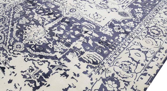 Kamari White Solid Hand-Tufted Viscose 14x10 Feet Carpet (White, Rectangle Carpet Shape) by Urban Ladder - Front View Design 1 - 520200