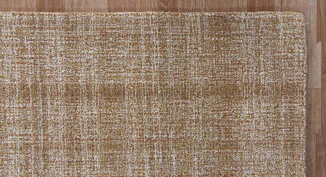 Malayah Rust Solid Hand-Tufted Wool 9.5x7.5 Feet Carpet (Rust, Rectangle Carpet Shape) by Urban Ladder - Front View Design 1 - 520201