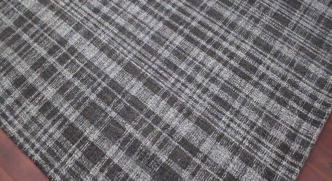 Stormi Charcoal Solid Hand-Tufted Wool 9.5x7.5 Feet Carpet (Rectangle Carpet Shape, Charcoal) by Urban Ladder - Front View Design 1 - 520202