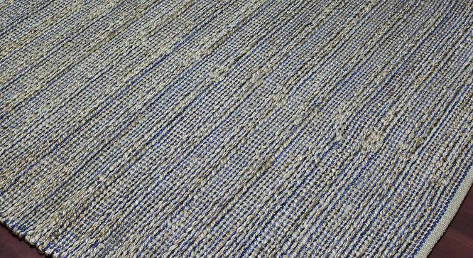 Yasmin Navy Solid Woven Jute 8x5 Feet Carpet (Rectangle Carpet Shape, Navy) by Urban Ladder - Front View Design 1 - 520206